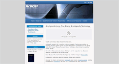 Desktop Screenshot of gravitycontrol.org